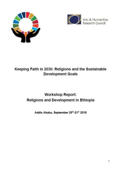 Keeping Faith in 2030: Religions and the Sustainable Development Goals ...