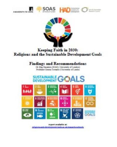 Keeping Faith in 2030: Religion and the Sustainable Development Goals - HAD